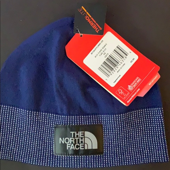 The North Face Accessories - NWT NORTH FACE Unisex Reflective Beanie, RoyalBlue